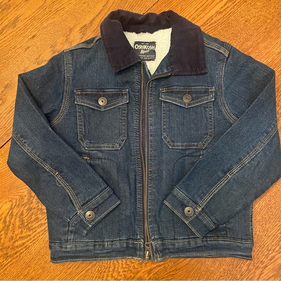 OshKosh B’Gosh Denim Jacket with Sherpa Lining - Picture 1 of 4